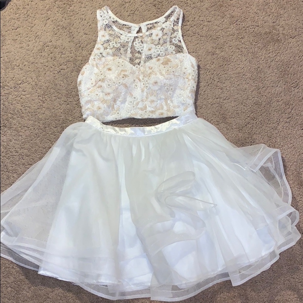 Two piece formal dress
